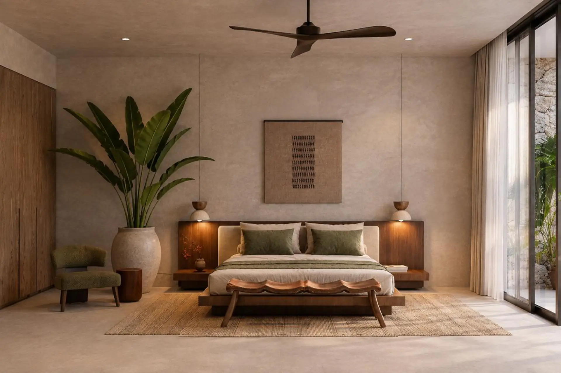 KAHAYA one-bedroom villa living space